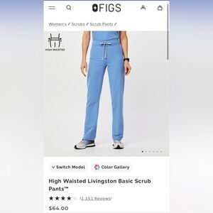 Figs Livingston basic scrub pants